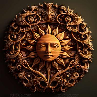 3D model sun (STL)